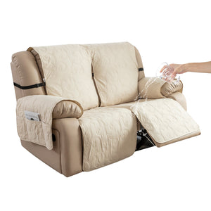 100% Waterproof Recliner Slipcover Flower For 1/2/3 Seats