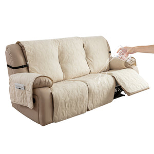 100% Waterproof Recliner Slipcover Flower For 1/2/3 Seats