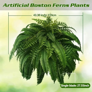 ✨This Week's Special Price $19.99💥UV Resistant Lifelike Artificial Boston Fern